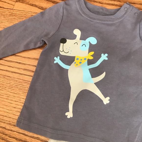 EUC Zutano baby outfit puppy shirt and pants - Picture 2 of 7